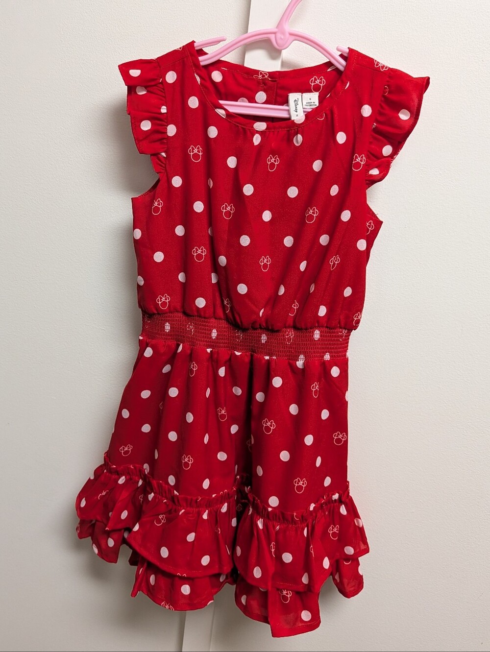 Disney x Janie and Jack Red Polka Dot Ruffle Dress